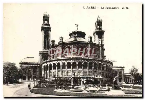 Cartes postales Paris Le Trocadero