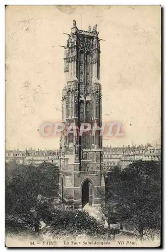 Cartes postales Paris La Tour Saint Jacques