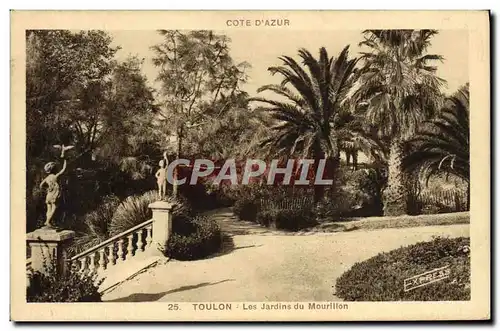 Cartes postales Toulon Les Jardins Du Mourillon