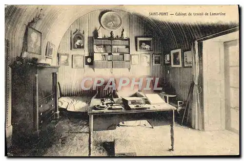 Cartes postales Saint Point Cabinet De Travail De Lamartine