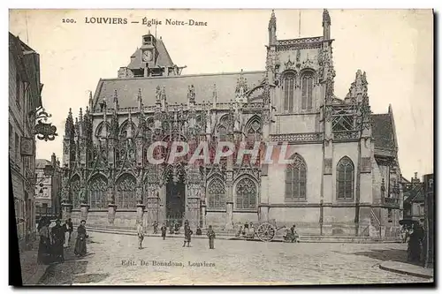 Cartes postales Louviers Eglise Notre Dame