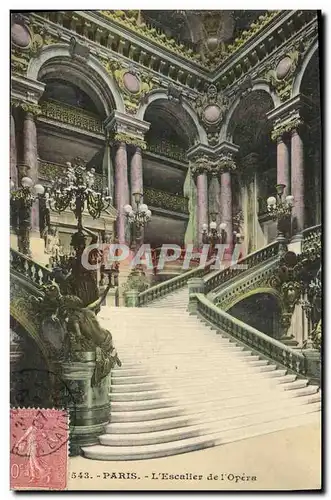 Cartes postales Paris L&#39Escaller de L&#39Opera