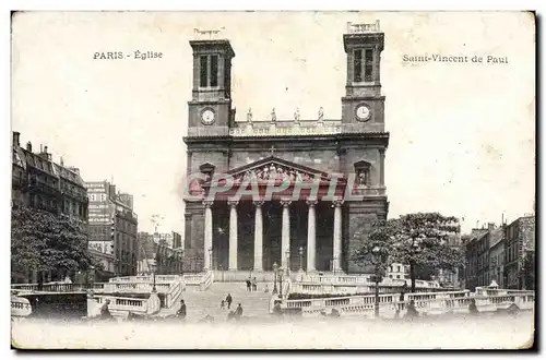 Cartes postales Paris Eglise Saint Vincent