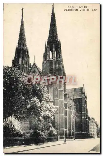 Cartes postales Paris L&#39Eglise Ste Clotilde