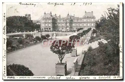 Cartes postales Paris Jardin Du Luxembourg