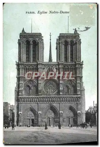 Cartes postales Paris Eglise Notre Dame