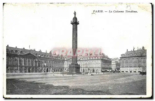 Cartes postales Paris La Colonne Vendome