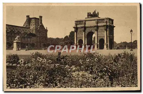 Ansichtskarte AK Paris En Flanant Place du Carrousel