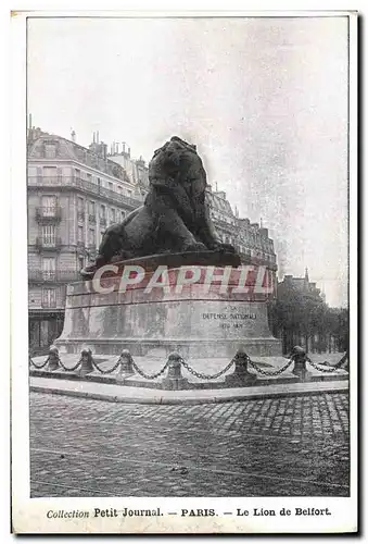 Cartes postales Paris Le Lion de Belfort