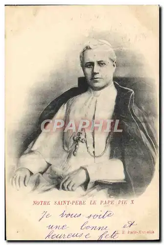 Cartes postales Notre Saint Pere le Pape Pie X