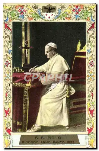 Cartes postales Pape SS Pio XI