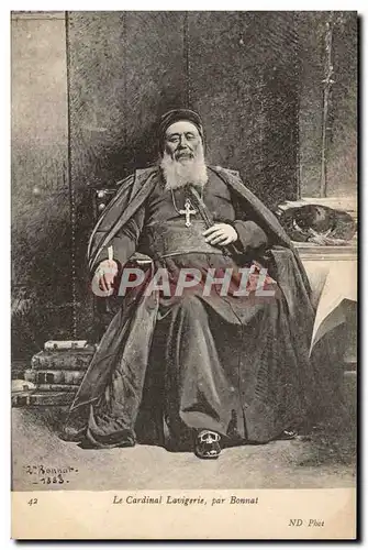 Cartes postales Le cardinal Lavigerie par Bonnat