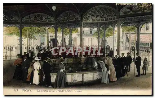 Cartes postales Thermalisme Vichy La Source De La Grande Grille