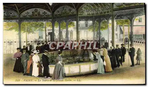 Cartes postales Thermalisme Vichy La Source De La Grande Grille