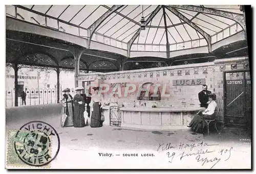 Cartes postales Thermalisme Vichy Source Lucas