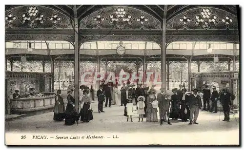 Cartes postales Thermalisme Vichy Sources Lucas Et Mesdames