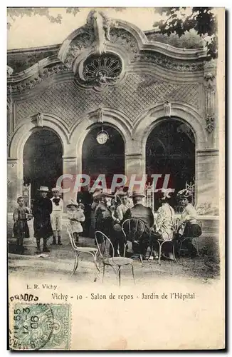 Cartes postales Thermalisme Vichy Salon De Repos Jardin De I&#39Hopital