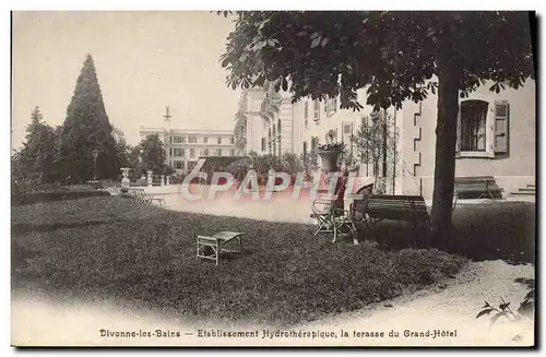 Ansichtskarte AK Thermalisme Divonne Les Bains Etablissement Hydrotherapique La Ferasse Du Grand Hotel