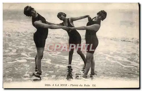 Cartes postales Femmes Maillot de Bains Plaisir du bain