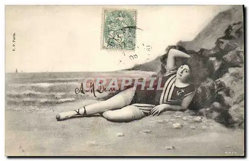 Cartes postales Femme Maillot de Bains