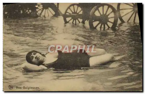 Cartes postales Femme Maillot de Bains Nos baigneuses