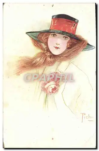 Cartes postales Fantaisie Illustrateur Femme