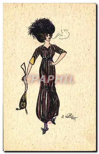 Cartes postales Fantaisie Illustrateur Raillod Femme