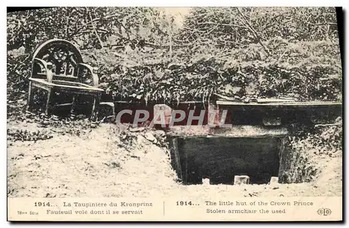 Cartes postales Militaria La Taupiniere Du Kronprinz