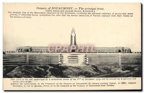 Cartes postales Militaria Douaumont