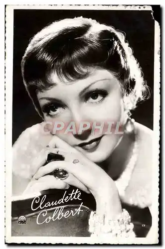 Cartes postales moderne Cinema Claudette Colbert