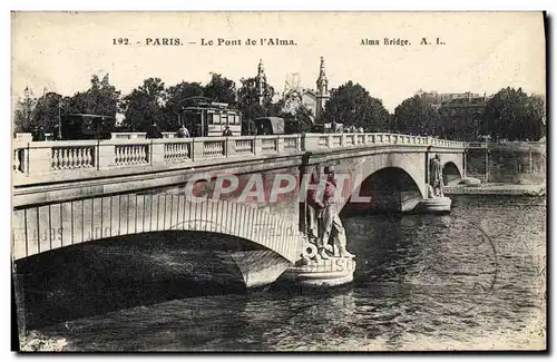 Cartes postales Paris Le Pont De I&#39Alma