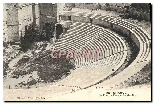 Cartes postales Orange Le Theatre Romain Les Gradins