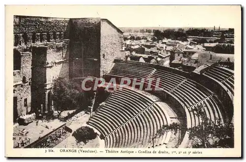 Cartes postales Orange Theatre Antique Gradins De Droite