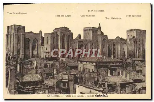 Cartes postales Avignon Palais Des papes