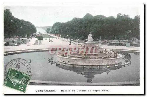 Cartes postales Versailles Basin De Latone Et Tapis Vert