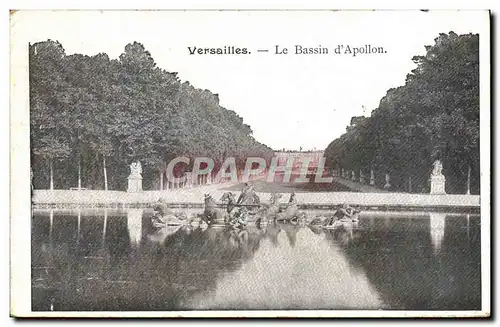 Cartes postales Versailles Le Bassin D&#39Apollon