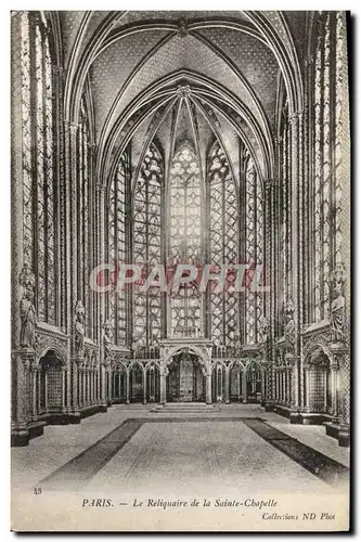 Cartes postales Paris Le Reliquaire De la Sainte Chapelle