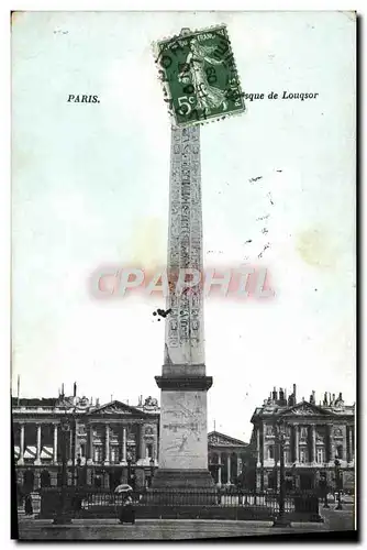 Cartes postales Paris Obelisque De Louqsor