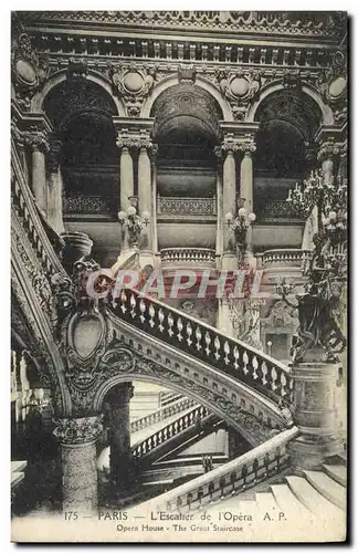 Cartes postales Paris L&#39Escalier De I&#39Opera