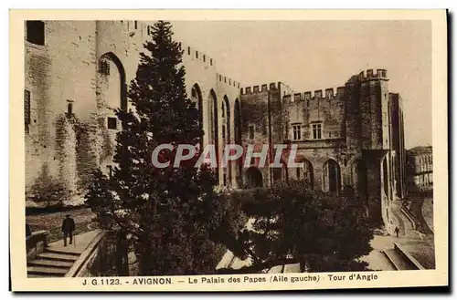 Cartes postales Avignon Le Palais Des Papes Tour D'Angle
