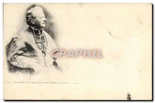 Cartes postales Monseigneur Xavier Schaepfer Eveque de lourdes