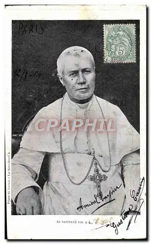 Cartes postales Pape Sa Majeste Pi X