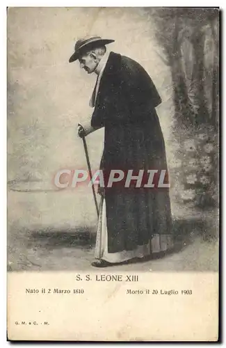 Cartes postales Pape SS Leone XIII