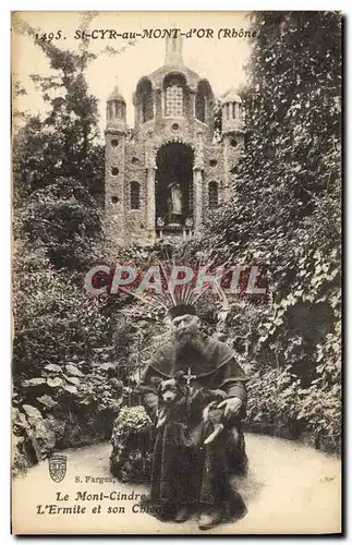 Cartes postales Le Mont Cindre L&#39ermite et son chien