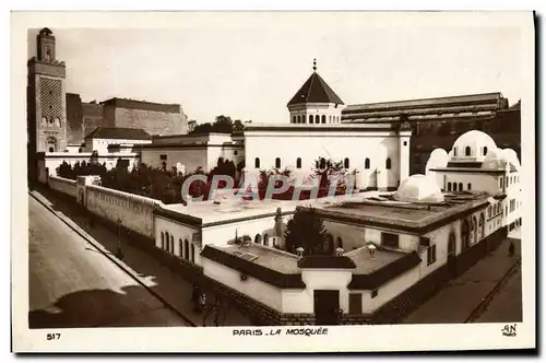 Cartes postales Islam Paris La mosquee