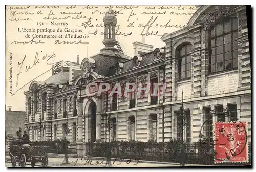 Cartes postales Nantes L&#39ecole pratique de garcons de commerce et d&#39industrie