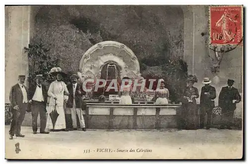 Cartes postales Thermalisme Vichy Source des Celestins