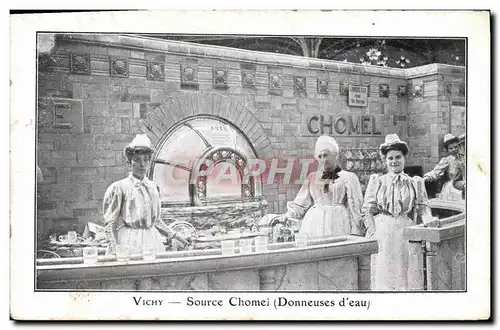 Ansichtskarte AK Thermalisme Vichy Source Chomel Donneuses d&#39eau