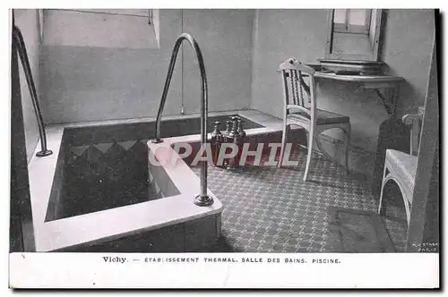 Ansichtskarte AK Thermalisme Vichy Etablissement thermal Salle des bains Piscine