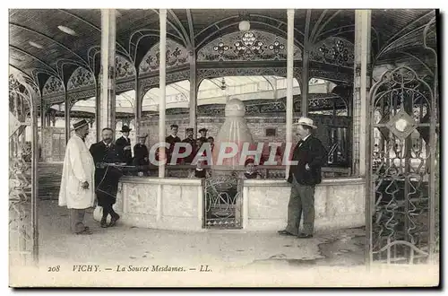 Cartes postales Thermalisme Vichy La source Mesdames
